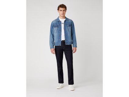 Pánské jeans Wrangler Texas Slim Dark Rinse W12SP690A