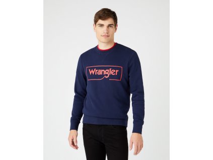 Pánská mikina Wrangler Navy W6H1HA114