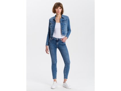 Dámské jeans CROSS JEANS Giselle Mid Blue P401-007