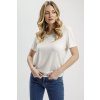 Dámské tričko CROSS JEANS Ecru 56084-028