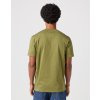 Pánské tričko WRANGLER Dusty Olive 112350438