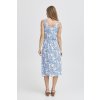 Dámské šaty Fransa 20615598 (Barva Modrá, Velikost 4XL)