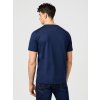 Pánské tričko WRANGLER Navy 112371471 (Velikost 4XL)