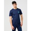Pánské tričko WRANGLER Navy 112371471 (Velikost 4XL)