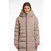 Dámská zimní bunda Rino & Pelle Keilafur (Barva Světle hnědá, Velikost 42)