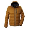 Pánská prošívaná bunda KILLTEC 43520 (Barva Hořčicová (00610), Velikost 4XL)