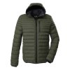 Pánská prošívaná bunda KILLTEC 43520 (Barva Olivová (00733), Velikost 4XL)