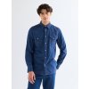 Pánská jeans košile Wrangler Caroline Creek 112378124 (Velikost S)