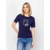 Dámské tričko HEAVY TOOLS MERTIC (Barva Navy, Velikost XXL)