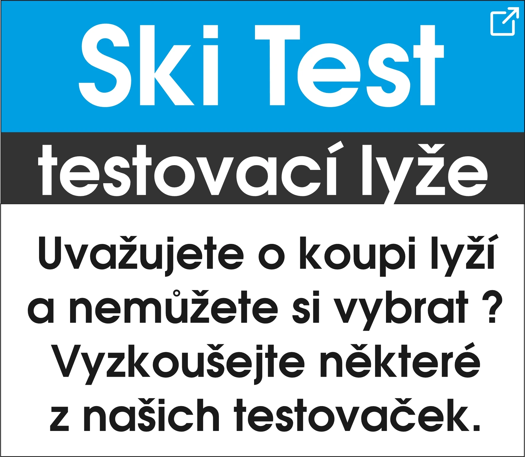 Testovací lyže