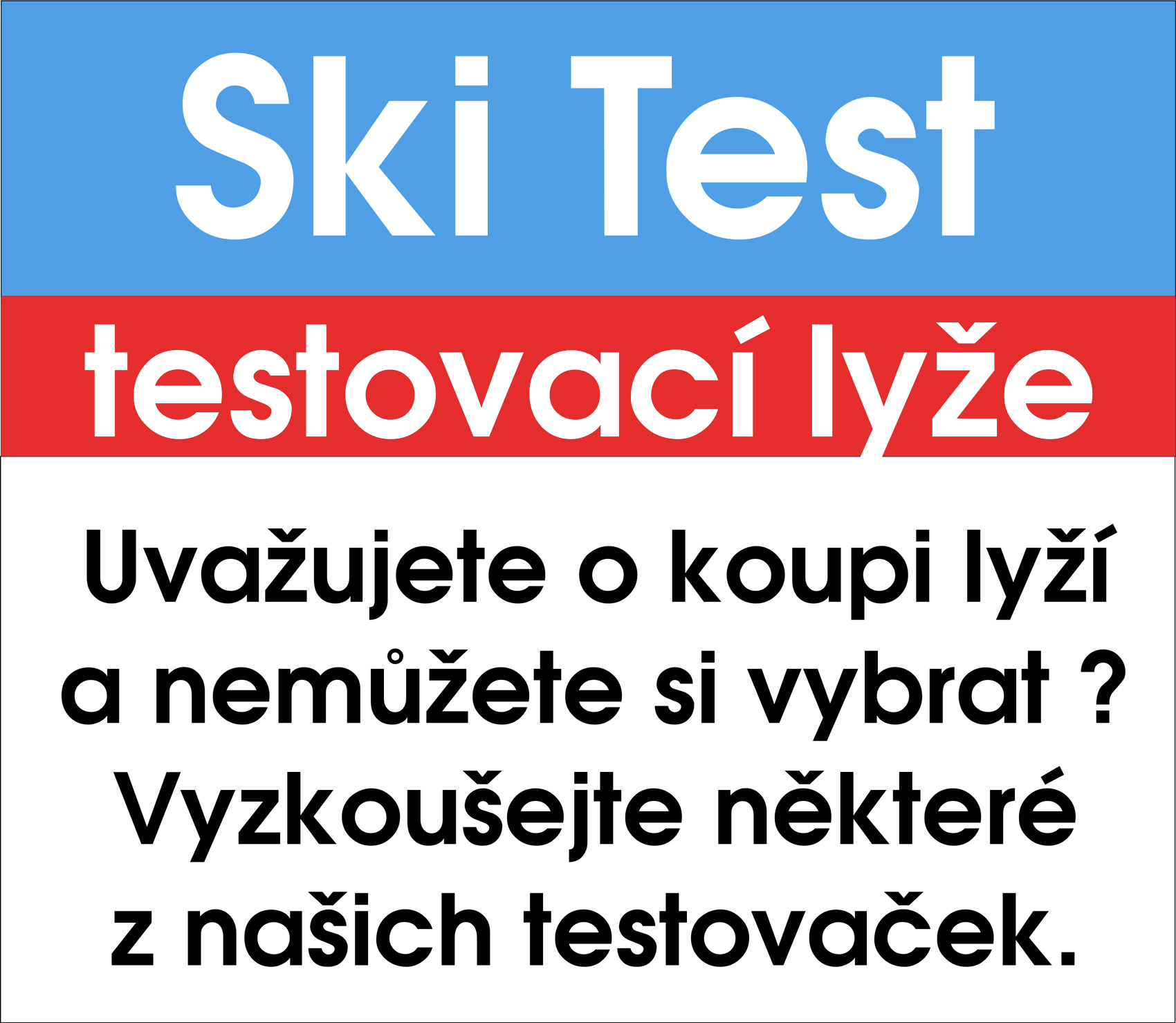 Testovací lyže