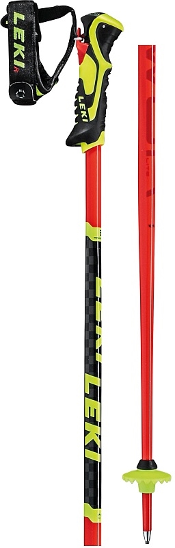 Leki Poles WCR Lite SL 3D red/black/neonyellow 20/21 Délka: 115