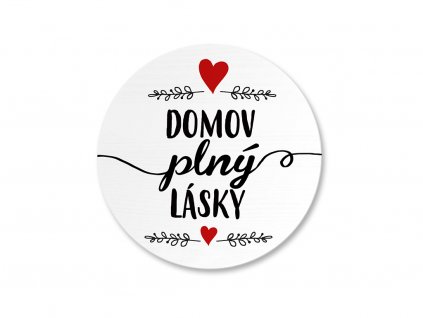 Nekupto Dřevěný podtácek Domov plný lásky Sladký domov