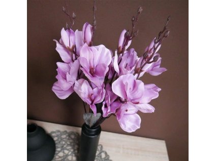 Umělé květiny do vázy - fialové - AKCE!