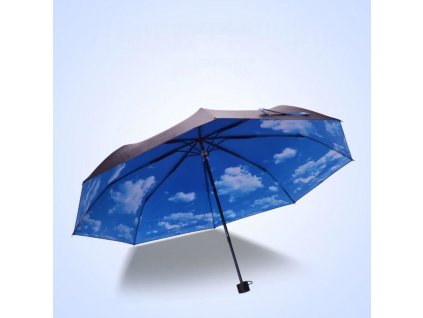 Skládací deštník - nebe - AKCE!