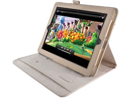 Trust, Premium Folio stand fo Apple iPAD - pouzdro + DÁREK- hnědá