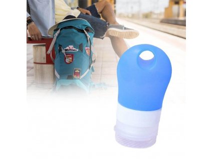Cestovní silikonová tuba - modrá - AKCE!