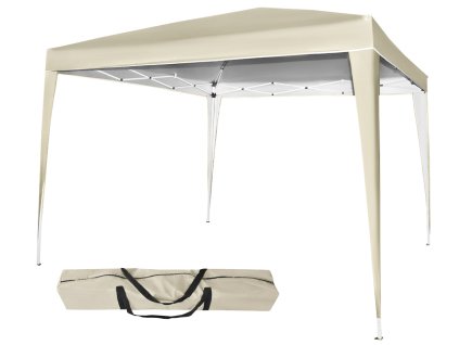 Zahradní párty stan, altán, 3x3m, béžový, 5528