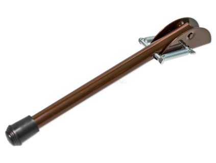 Vratová sklopná zarážka, vrata a dveře 20cm, hnědá, 01284