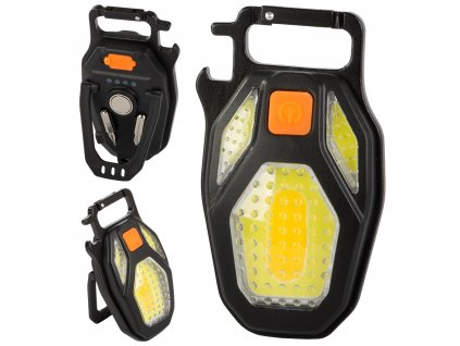 Verk 08370 Svítilna LED COB na klíče s otvírákem, magnet