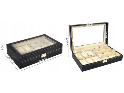 pol pl Organizer na zegarki i okulary czarny 13616 1