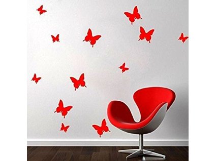 0015118 3d motylci na zed cervena (1)