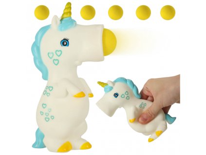 KIK KX4519 Pistole na pěnové míčky Unicorn Squish Gun pro střelbu s míčky