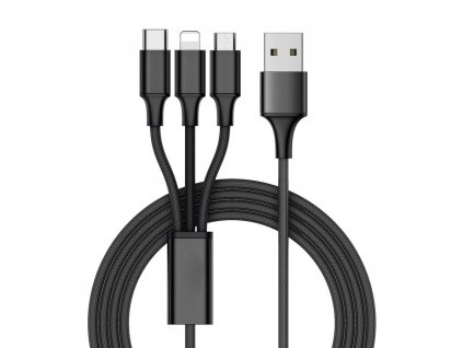Verk 06278 Nabíjecí kabel USB 3 v 1 color
