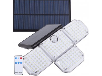 Verk 12322 Solární 181 LED osvětlení s PIR čidlo pohybu / soumraku, IP65, 2400mAh 3.7V