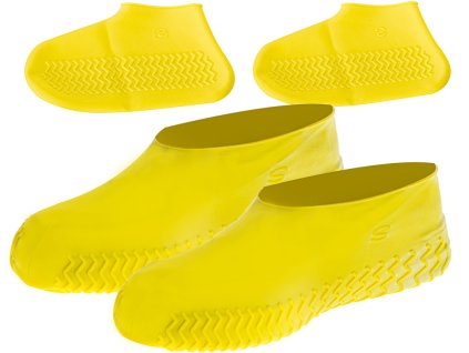 KIK KX5299 Vodotěsné chrániče bot wellingtons S žlutá velikost 26-34