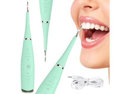 Verk 24116_Z Ultrazvukový čistič zubů - Electric Cleaner zelený