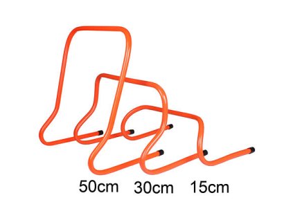 Classic plastová překážka oranžová výška/ šířka 15 cm