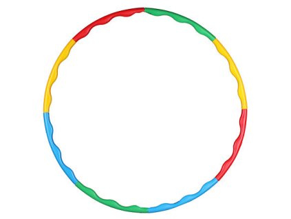 Kruh hula hoop rozkládací 8 částí průměr 90 cm