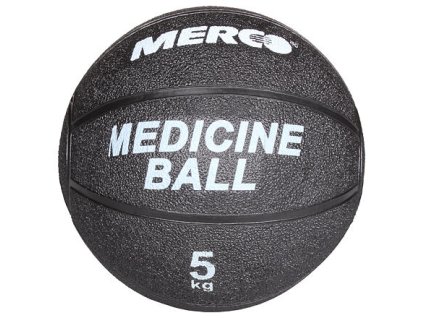 Black gumový medicinální míč hmotnost 5 kg