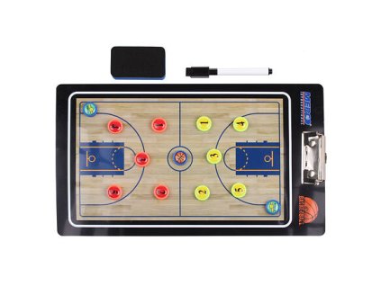 Basketbal 65 magnetická trenérská tabule, s klipem varianta 29687