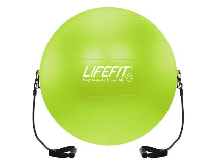 Gymnastický míč s expanderem LIFEFIT® GYMBALL EXPAND 75 cm