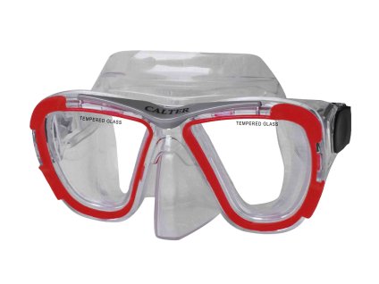 Potápěčská maska CALTER® SENIOR 238P, červená