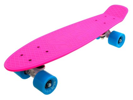 Penny board 22" SULOV® NEON SPEEDWAY růžovo-modro-bílý