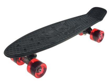 Penny board 22" SULOV® RETRO VENICE černo-tr.červený