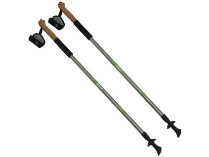 Trekingové hole SULOV® NORDIC WALKING, 2-dilné, pár, zelená