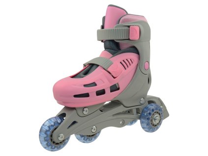 Kolečkové brusle TRISKATE BASIC, růžové