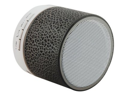 LED bluetooth reproduktor, černý, černý, 4801