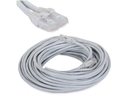 Síťový kabel LAN cat6 RJ45 kroucená dvojlinka ethernet 20m AKCE