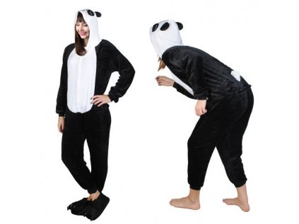 Overal Panda vel. s - černý, 4546