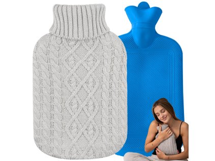 Thermofor gumový svetr velký 2l pro vodní kryt svetr teplejší vzor