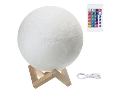 3d rgb měsíční noční světlo s dálkovým ovládáním