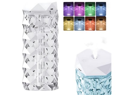 Zvlhčovač vzduchu difuzér aromaterapeutická mlha usb rgb