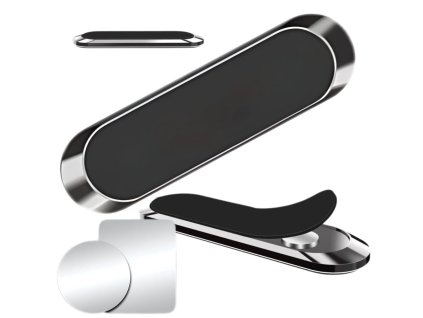 MAGNETICKÝ DRŽÁK TELEFONU DO AUTA SAMOLEPICÍ, 2X MAGNETICKÝ PÁSEK