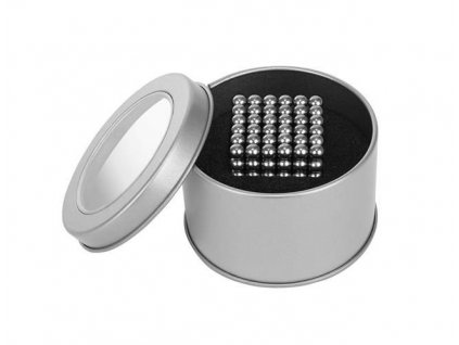 NeoCube 5mm, 216 magnetů, stříbrná, 9031