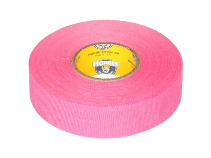 Textilní páska na hokej růžová 2,4 cm varianta 32956